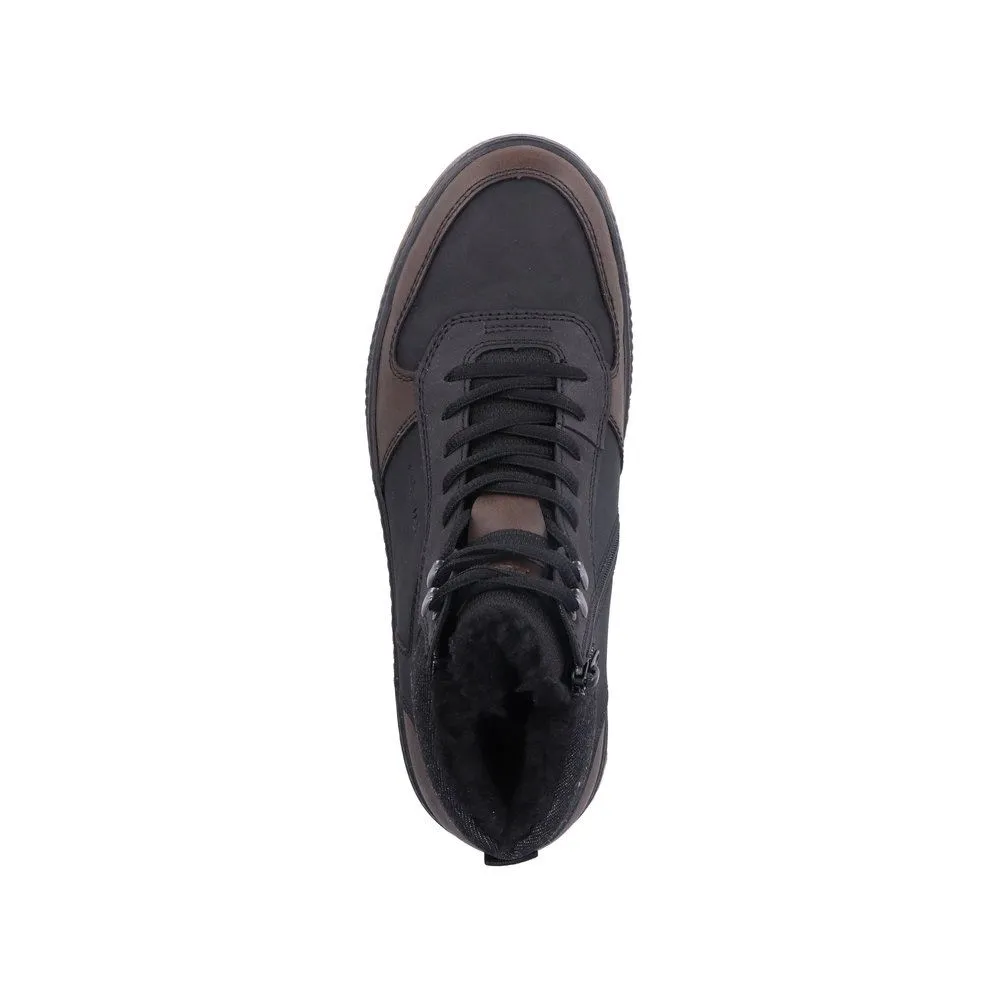 Rieker Herren Schnürboots TEX- Membran Warmfutter Extraweite H schwarz S23 38545-00